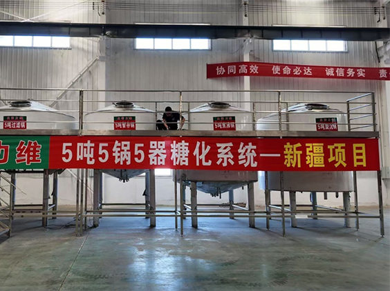 保定精酿啤酒设备厂—5吨精酿啤酒设备—新疆项目